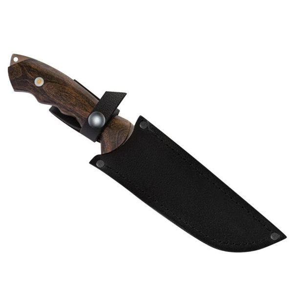 Нож Кабан в подарочном футляре из дуба Mirus Group