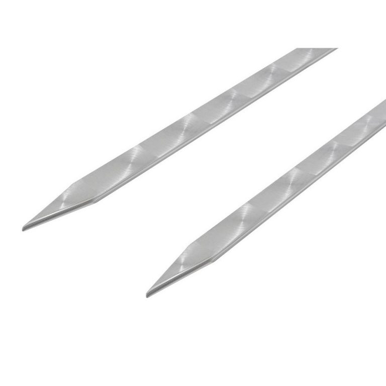 Шампур двойной 3 шт., с деревянной ручкой, 450х10х3 мм