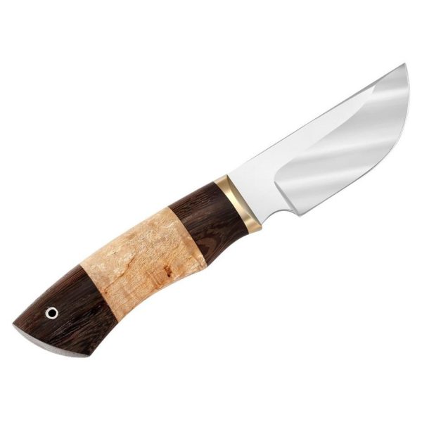 Нож Шкуросъемный, сталь 95Х18, рукоять венге/береза