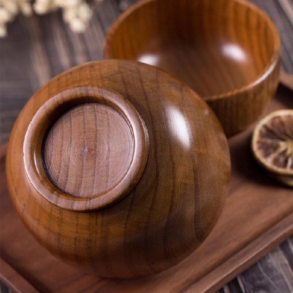 Тарелка - миска из дерева / Тарелки деревянные / Тарелка глубокая из дерева/ диаметр 16 см