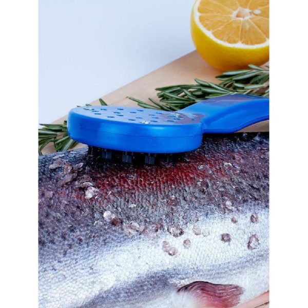 Профессиональная рыбочистка/ Нож для чистки рыбы от чешуи/ Цвет МИКС