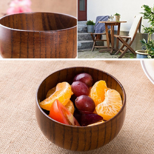 Тарелка - миска из дерева / Тарелки деревянные / Тарелка глубокая из дерева/ диаметр 11 см