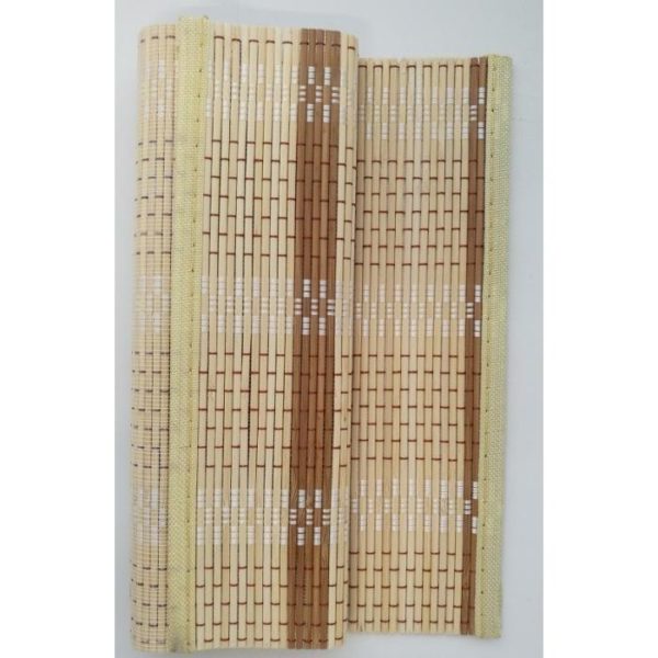 Салфетка-циновка - 2 шт, столовая/бамбук/35х25 см