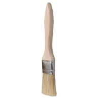 Кисть малярная плоская, натуральная щетина, деревянная ручка, 20 х 4 см