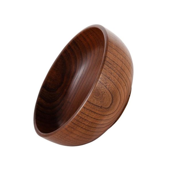 Тарелка - миска из дерева / Тарелки деревянные / Тарелка глубокая из дерева/ диаметр 19 см