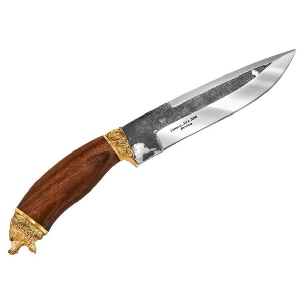 Нож ручной работы Кизляр-2, сталь Х12МФ, рукоять орех