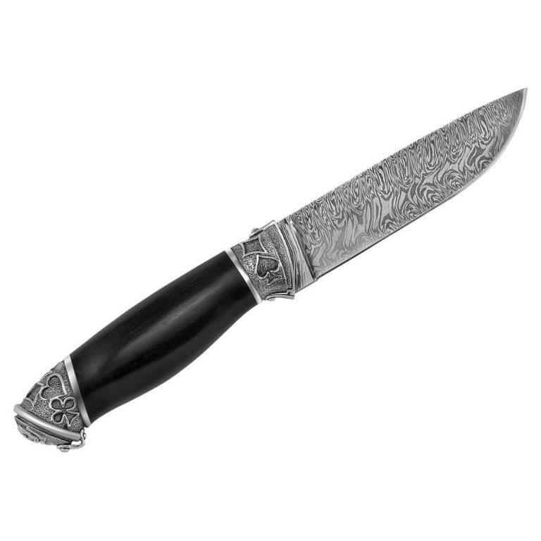 Нож РН-7, Дамасская сталь, рукоять граб