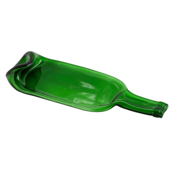 Менажница-бутылка/ Блюдо для подачи из бутылки/ 30 х 11,5 х 1 см