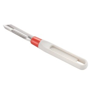 Овощечистка/Нож с пластмассовой ручкой для очистки овощей и фруктов с двумя лезвиями, 18 см