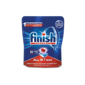 Таблетки FINISH All in 1 Max для посудомоечной машины 25 шт