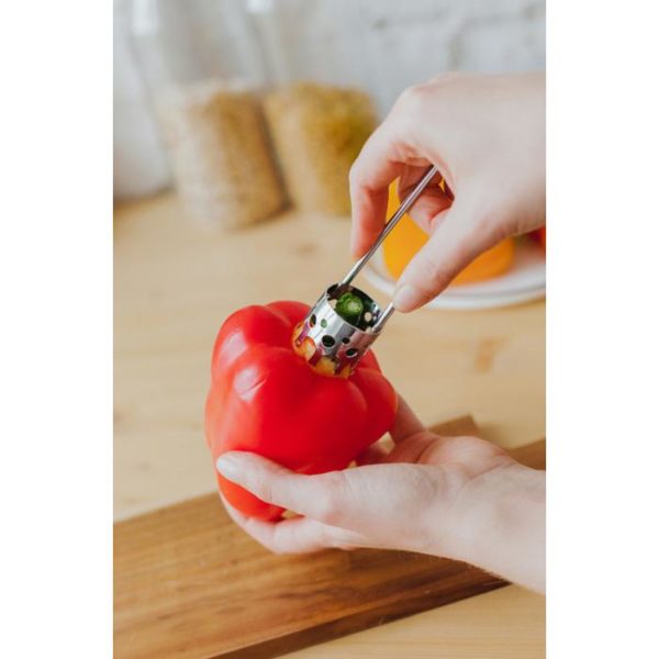 Нож кухонный / Нож для удаления сердцевины овощей / Удалитель сердцевины / Нож для фаршировки перца