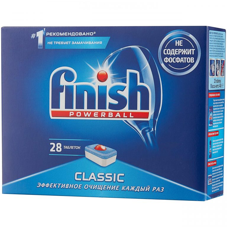 FINISH Classic Средство д/посудомоечных машин в таблетках, 28 шт
