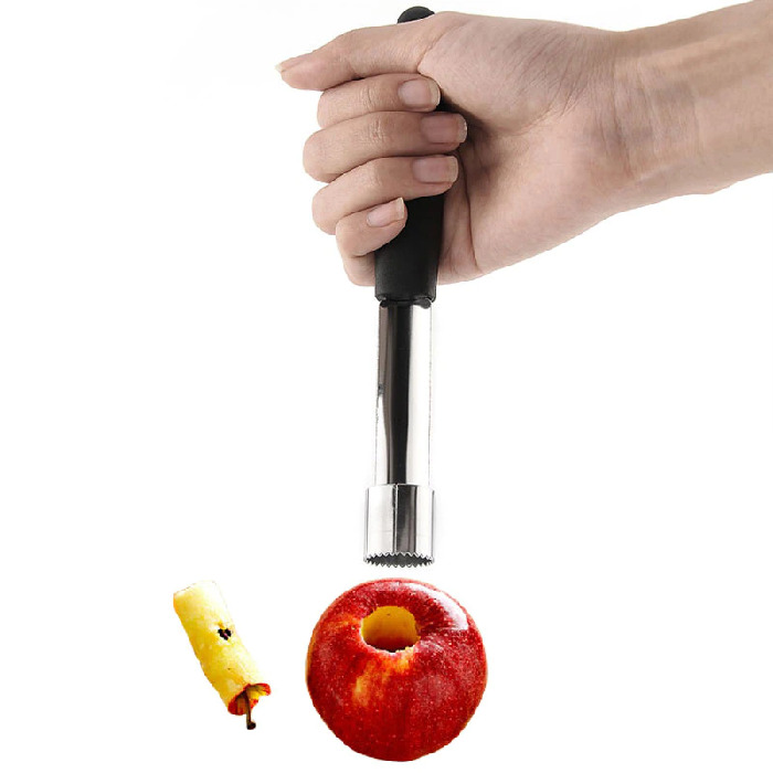 Нож для удаления сердцевины яблока/ Нож с кольцом для подвешивания/ длина 20 см