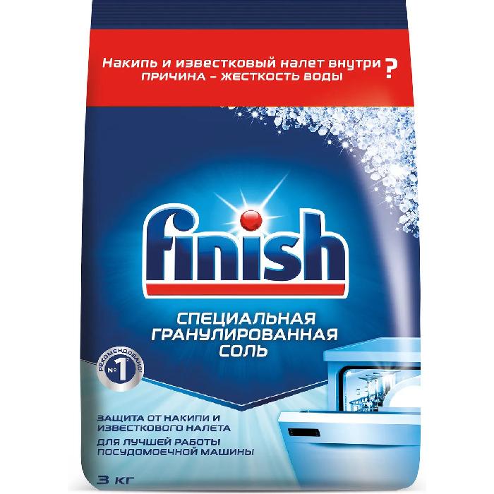 FINISH / Соль для посудомоечной машины, 3 кг