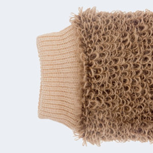 Мочалка - рукавица из джутового волокна
