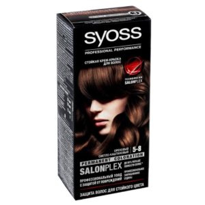 Syoss Стойкая крем-краска для волос Color 5-8 Ореховый светло-каштановый, 115мл
