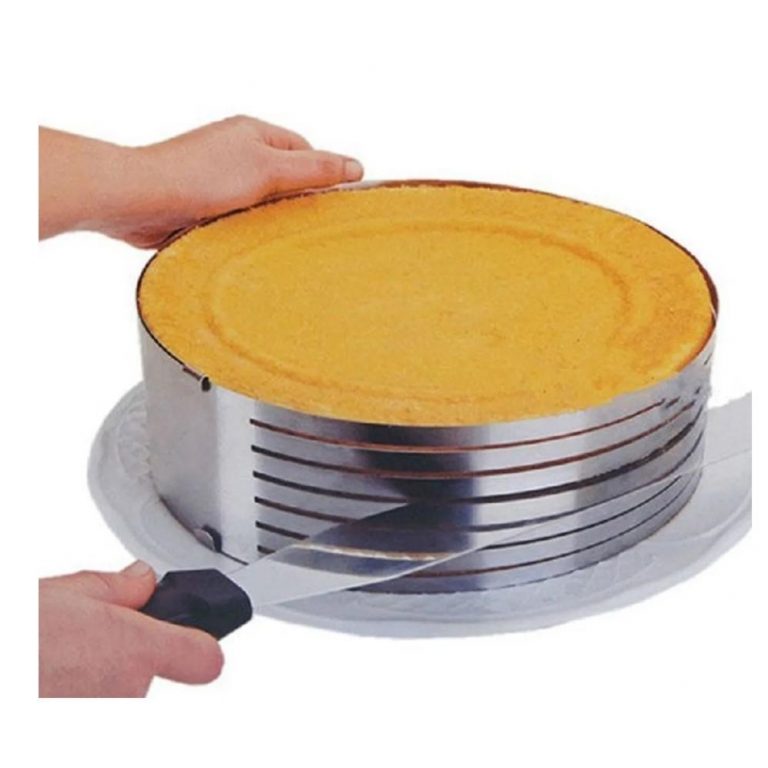 Форма для нарезки коржей торта, металлическая, диаметр 24-30см