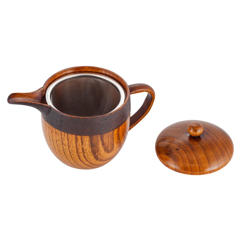Деревянный заварочный чайник в китайском стиле