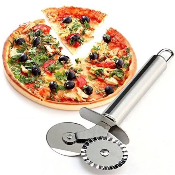 Нож для теста и пиццы, 2 лезвия