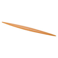 Скалка деревянная с заостренными концами / Скалка для пельменей и пиццы / Скалка деревянная, длина 45см