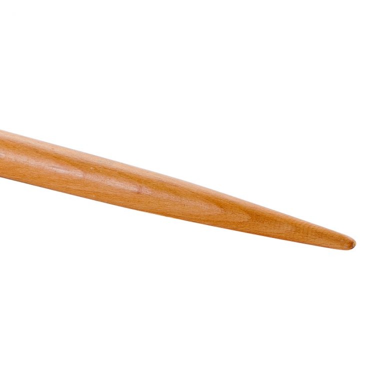 Скалка деревянная с заостренными концами / Скалка для пельменей и пиццы / Скалка деревянная, длина 57 см