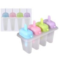 Формы для мороженого "Сладкая мечта", 4 ячейки, прочный пластик