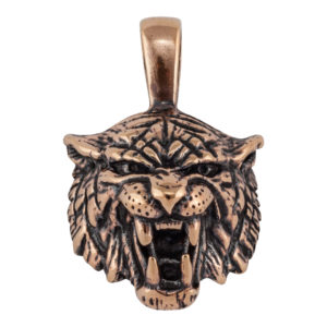Подвеска бронзовая Голова Тигра (животные)