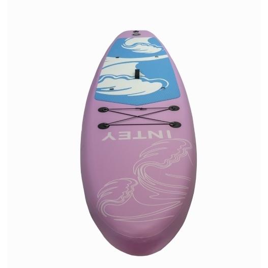 Надувная доска для SUP-Бординга INTEY PINK ROSE 11 / SUP-board / Надувная доска с веслом Сап-борд / Сап-серф для плавания