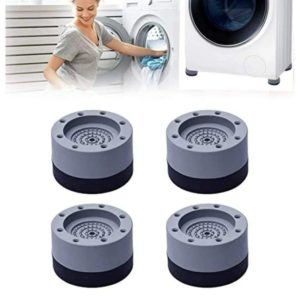 Антивибрационные подставки для стиральной машины и холодильника, 4 штуки / Ножки мебельные, прокладки от царапин / Ножки мебельные защитные