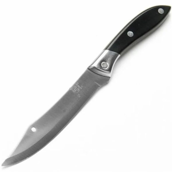Нож кухонный, 24 см / Кухонный нож из легированной стали, пластиковая рукоятка / Ножи разных размеров, с разной формой лезвия