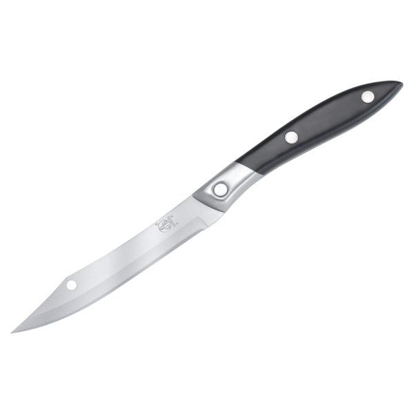 Нож кухонный, 19 см / Кухонный нож из легированной стали, пластиковая рукоятка / Ножи разных размеров, с разной формой лезвия