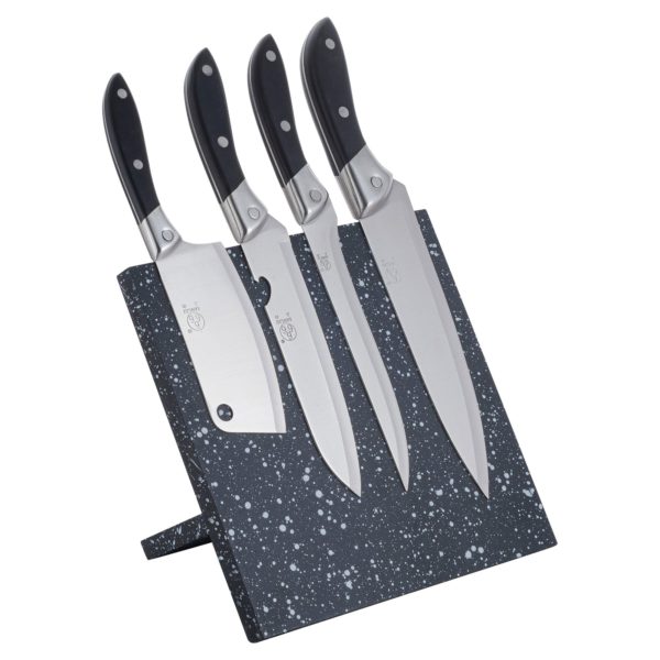 Нож кухонный 31 см / Кухонный нож универсальный, нержавеющая сталь с удобной рукояткой / Нож большой, широкий / Ножи разных размеров, с разной формой лезвия